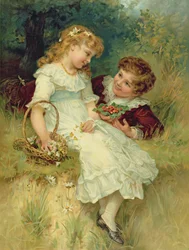 Sweethearts, från Pears Annual, 1905